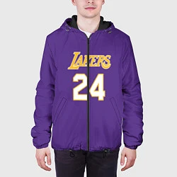 Куртка с капюшоном мужская Los Angeles Lakers Kobe Brya, цвет: 3D-черный — фото 2