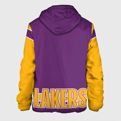 Мужская куртка Los Angeles Lakers / 3D-Белый – фото 2