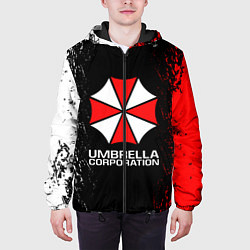 Куртка с капюшоном мужская UMBRELLA CORP, цвет: 3D-черный — фото 2