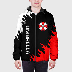 Куртка с капюшоном мужская UMBRELLA CORP, цвет: 3D-черный — фото 2