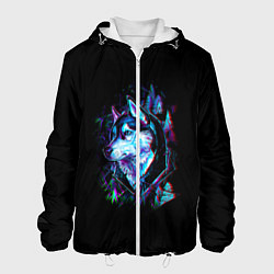 Куртка с капюшоном мужская Wolf, цвет: 3D-белый
