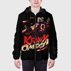 Куртка с капюшоном мужская Kenny Omega Street Fighter, цвет: 3D-черный — фото 2