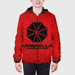 Куртка с капюшоном мужская Umbrella Corporation, цвет: 3D-черный — фото 2