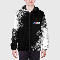 Куртка с капюшоном мужская BMW, цвет: 3D-черный — фото 2