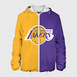 Куртка с капюшоном мужская LA LAKERS, цвет: 3D-белый