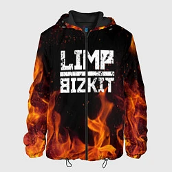 Куртка с капюшоном мужская LIMP BIZKIT, цвет: 3D-черный