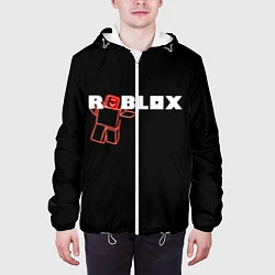 Куртка с капюшоном мужская Роблокс Roblox, цвет: 3D-белый — фото 2
