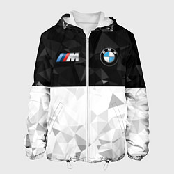 Куртка с капюшоном мужская BMW M SPORT, цвет: 3D-белый
