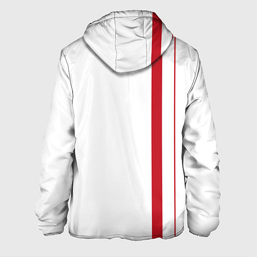 Мужская куртка NISSAN GTR / 3D-Белый – фото 2