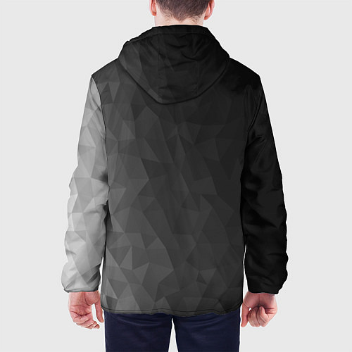 Мужская куртка Dark abstraction / 3D-Черный – фото 4