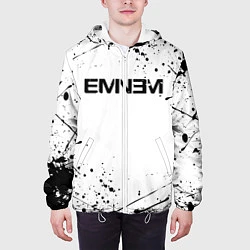 Куртка с капюшоном мужская EMINEM, цвет: 3D-белый — фото 2