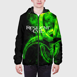 Куртка с капюшоном мужская RESIDENT EVIL, цвет: 3D-черный — фото 2