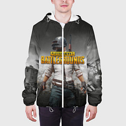 Куртка с капюшоном мужская PUBG, цвет: 3D-белый — фото 2