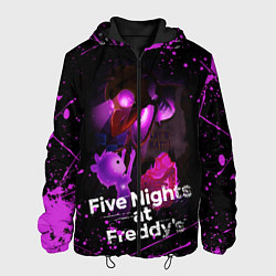 Куртка с капюшоном мужская FIVE NIGHTS AT FREDDYS, цвет: 3D-черный