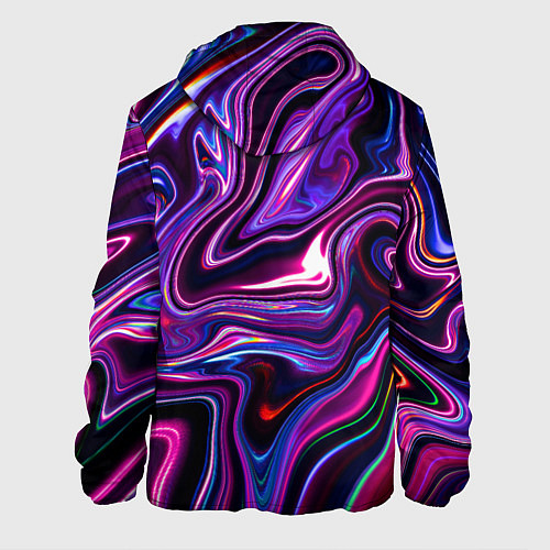 Мужская куртка Abstract Fluid / 3D-Белый – фото 2