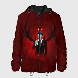 Куртка с капюшоном мужская Hannibal, цвет: 3D-черный