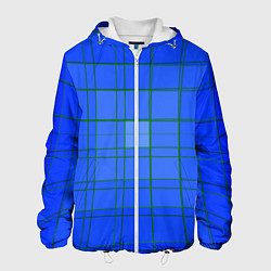 Мужская куртка Геометрия синяя 3D