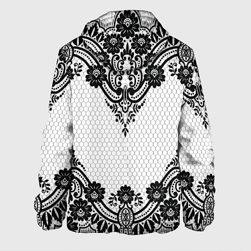 Мужская куртка Кружева / 3D-Черный – фото 2