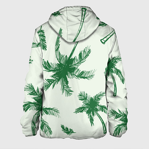 Мужская куртка Пальмовый рай / 3D-Белый – фото 2