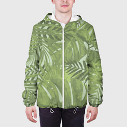 Куртка с капюшоном мужская Я из джунглей, цвет: 3D-белый — фото 2