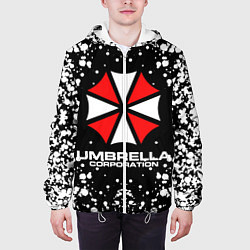 Куртка с капюшоном мужская Umbrella Corporation, цвет: 3D-белый — фото 2