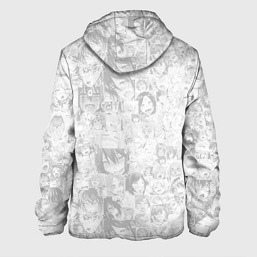 Мужская куртка Ахегао / 3D-Белый – фото 2