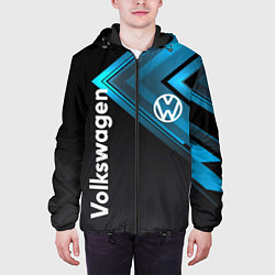 Куртка с капюшоном мужская Volkswagen, цвет: 3D-черный — фото 2