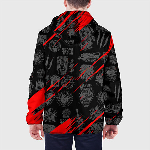 Мужская куртка ВЕДЬМАК / 3D-Черный – фото 4