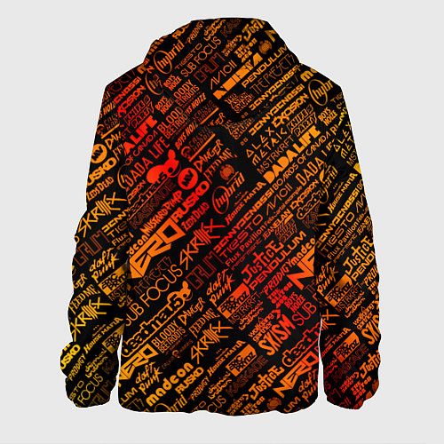 Мужская куртка Музыкальные бренды / 3D-Белый – фото 2