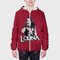 Куртка с капюшоном мужская Louna, цвет: 3D-белый — фото 2