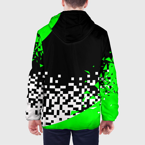 Мужская куртка Minecraft / 3D-Черный – фото 4