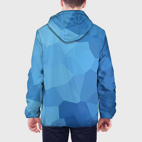 Мужская куртка Пикси кристаллы / 3D-Черный – фото 4