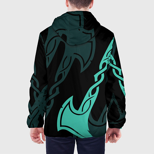 Мужская куртка ASSASSINS CREED VALHALLA / 3D-Черный – фото 4