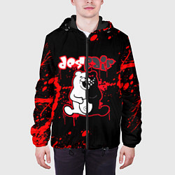 Куртка с капюшоном мужская Monokuma, цвет: 3D-черный — фото 2