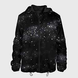 Куртка с капюшоном мужская Галактика, цвет: 3D-черный