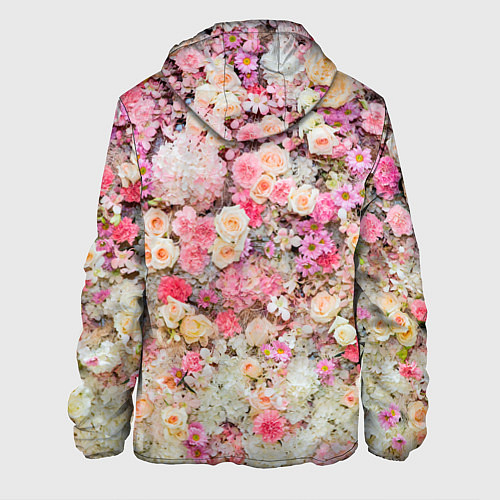 Мужская куртка Цветочное поле / 3D-Белый – фото 2
