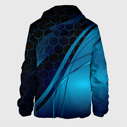 Мужская куртка ABSTRACT BLUE / 3D-Белый – фото 2