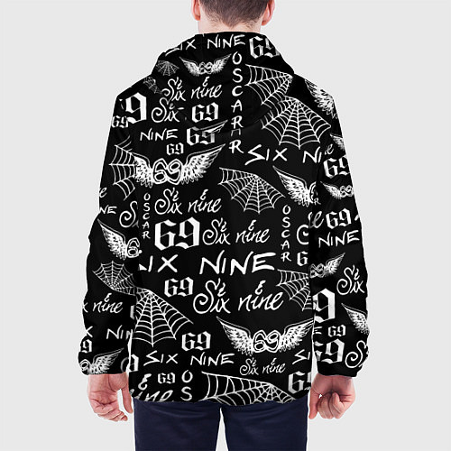 Мужская куртка 6IX9INE ТАТУИРОВКИ / 3D-Черный – фото 4