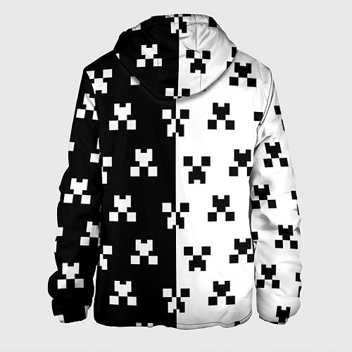 Мужская куртка MINECRAFT CREEPER / 3D-Белый – фото 2
