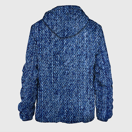 Мужская куртка Джинсовка Текстура / 3D-Черный – фото 2