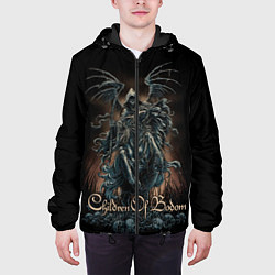 Куртка с капюшоном мужская Children of Bodom 17, цвет: 3D-черный — фото 2
