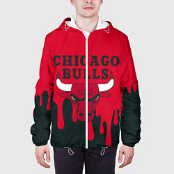 Куртка с капюшоном мужская Chicago Bulls, цвет: 3D-белый — фото 2