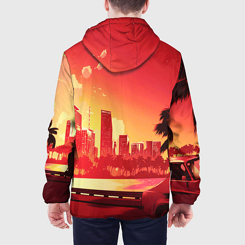 Мужская куртка HOTLINE MIAMI / 3D-Черный – фото 4