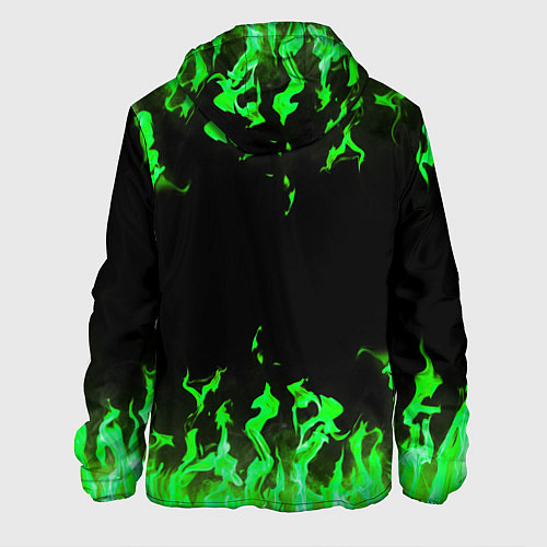 Мужская куртка GREEN FIRE ОГОНЬ / 3D-Белый – фото 2