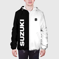Куртка с капюшоном мужская Suzuki Z, цвет: 3D-белый — фото 2