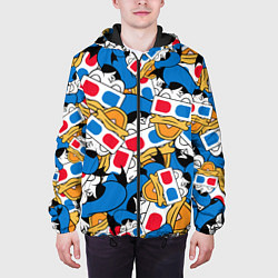 Куртка с капюшоном мужская Дональд Дак 3D цвета 3D-черный — фото 2