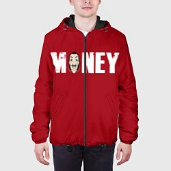 Куртка с капюшоном мужская Money, цвет: 3D-черный — фото 2