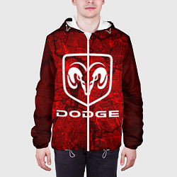 Куртка с капюшоном мужская DODGE, цвет: 3D-белый — фото 2
