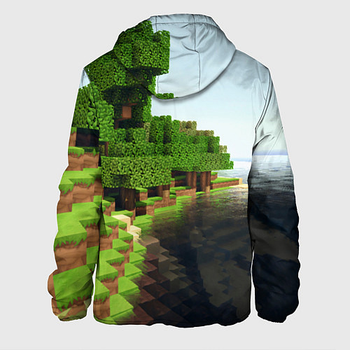 Мужская куртка Minecraft / 3D-Белый – фото 2