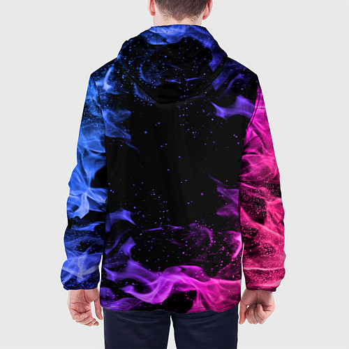 Мужская куртка ОГОНЬ НЕОН / 3D-Черный – фото 4